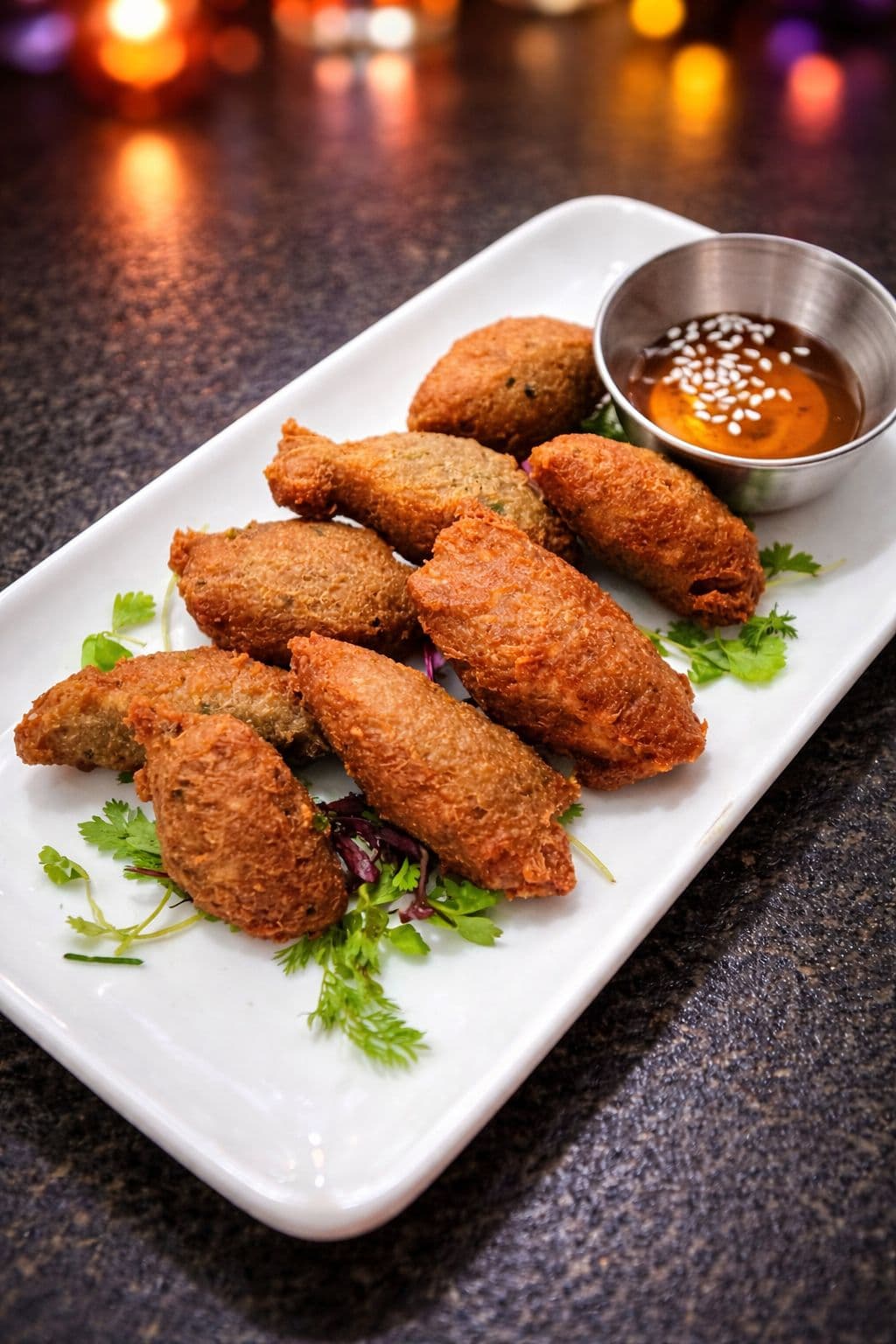 Crispy Malanga Fritters
